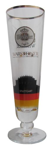 Warsteiner Brauerei - Fan Tulpen - Bierglas - Motiv 10 von 10 - Stuttgart