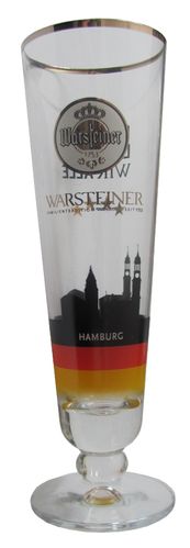 Warsteiner Brauerei - Fan Tulpen - Bierglas - Motiv 7 von 10 - Hamburg