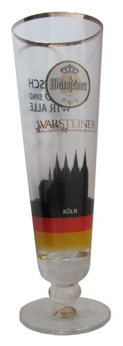 Warsteiner Brauerei - Fan Tulpen - Bierglas - Motiv 8 von 10 - Köln