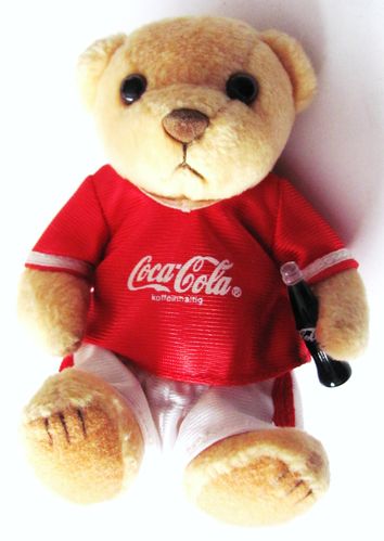 Coca Cola - Bär mit Trikot - 12 cm