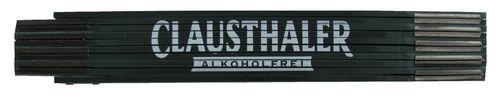 Clausthaler Alkoholfrei Brauerei - Zollstock mit Flaschenöffner - 2m