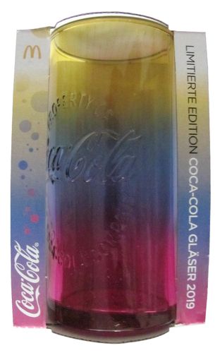 Coca Cola & Mc Donald´s - Edition 2019 - Glas - Regenbogen